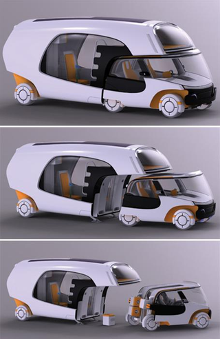 Illustration for article titled Detachable RV Concept Shows Off Injection-Molded Future